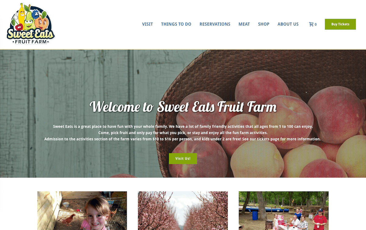 Screenshot of Online Store Provides New Revenue Options for Texas Farm