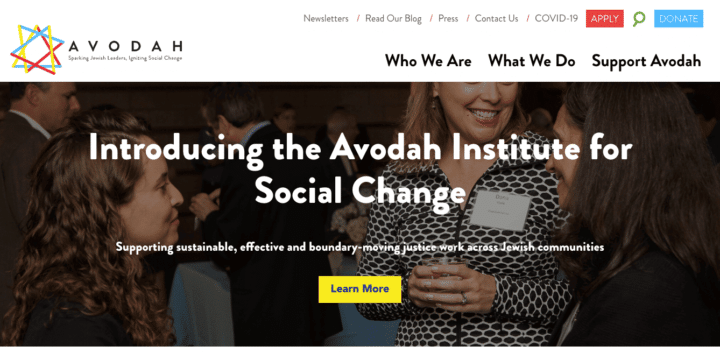Avadoh Website Homepage