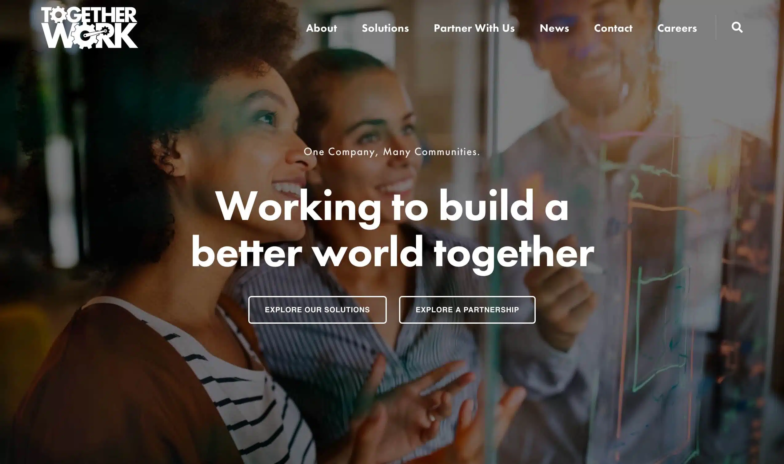 Screenshot of Investment Group Supports Nonprofits with Help of New website