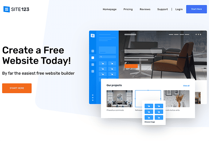 Learn more about SITE123 by visiting their website.