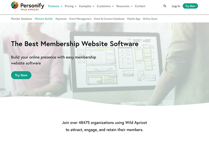 Explore Wild Apricot's website to learn more about this website builder.