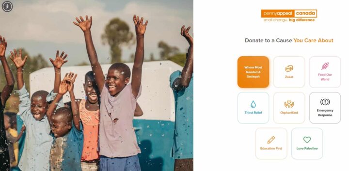 Penny Appeal Canada donation form