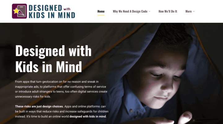 Designed with Kids in Mind Website