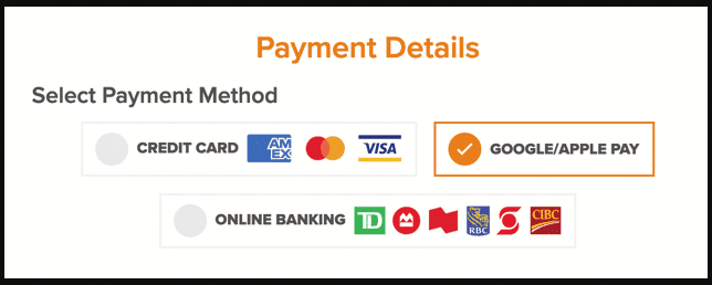 Penny Appeal Canada Payment Options