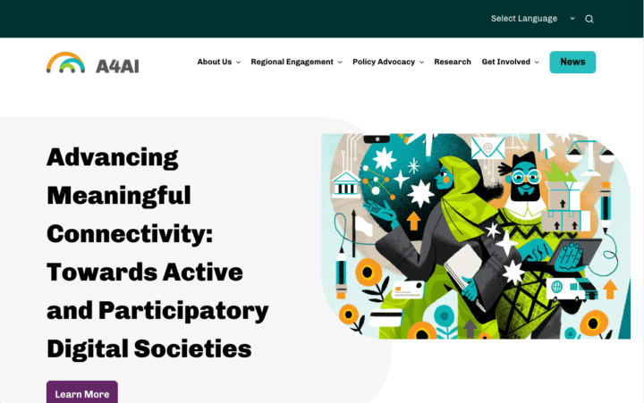 A4AI Website Homepage