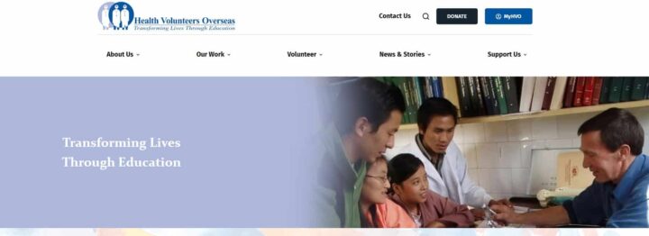 Health Volunteers Overseas homepage