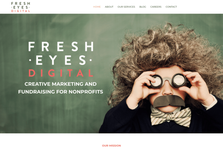 Fresh Eyes Digital is a top nonprofit web design company.