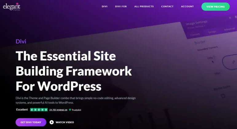 Divi is a WordPress theme that gives nonprofits control over every visual element on their websites.
