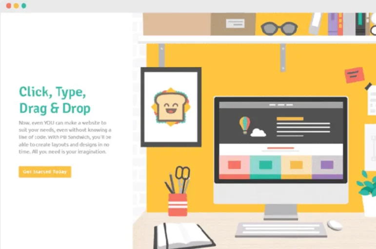Page Builder Sandwich is a WordPress visual builder that offers drag-and-drop editing capabilities.