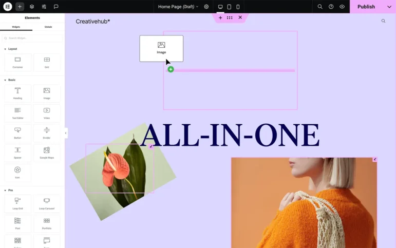 Elementor is a visual builder that nonprofits using WordPress can leverage to add custom typography, advanced animations, and more.