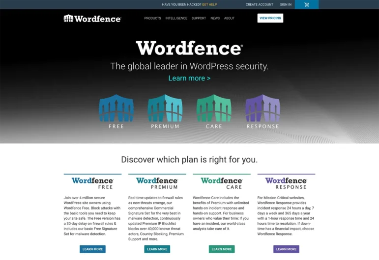 Wordfence is a nonprofit WordPress plugin that improves site security.
