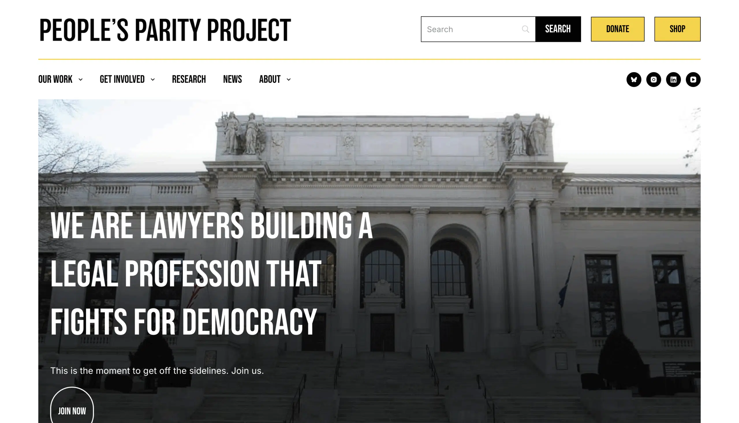 Fueling the People’s Parity Project’s Fight for a Fairer Legal System With a Website Rebuild