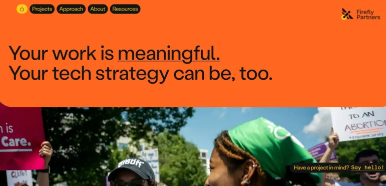 Firefly Partners is a nonprofit web design firm that offers integrated marketing strategies.