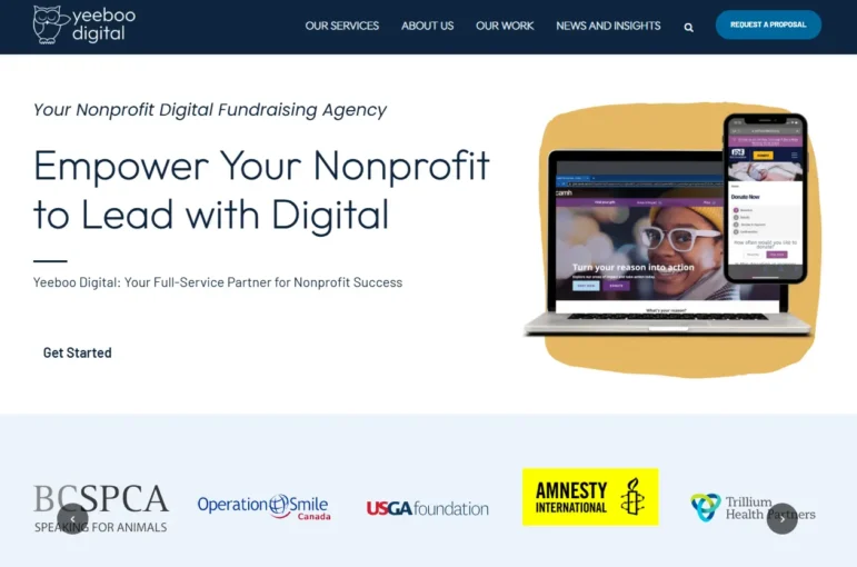 Yeeboo Digital is a top nonprofit web design company that focuses on enhancing revenue growth.