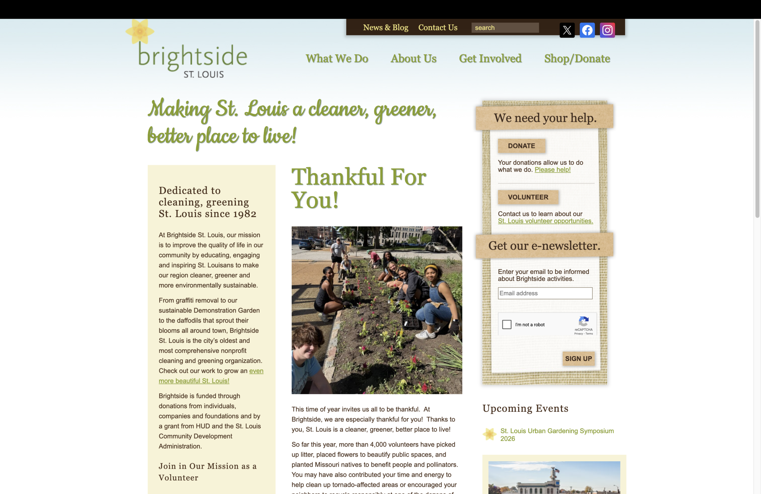 Google Ad Grant Strategy & Paid Search Growth for Brightside St. Louis