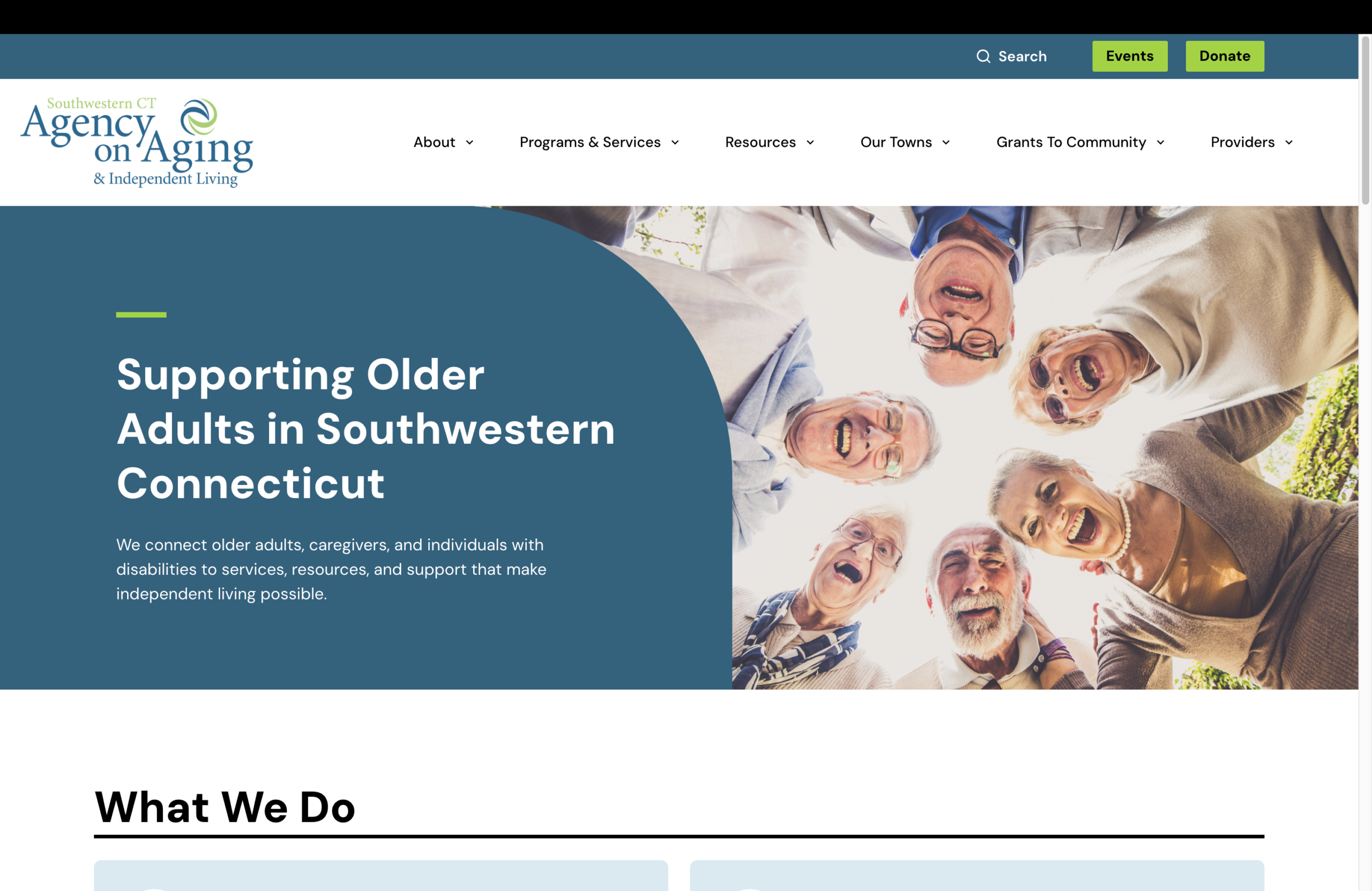 Empowering Independence: A Modernized Site for the Southwestern CT Agency on Aging