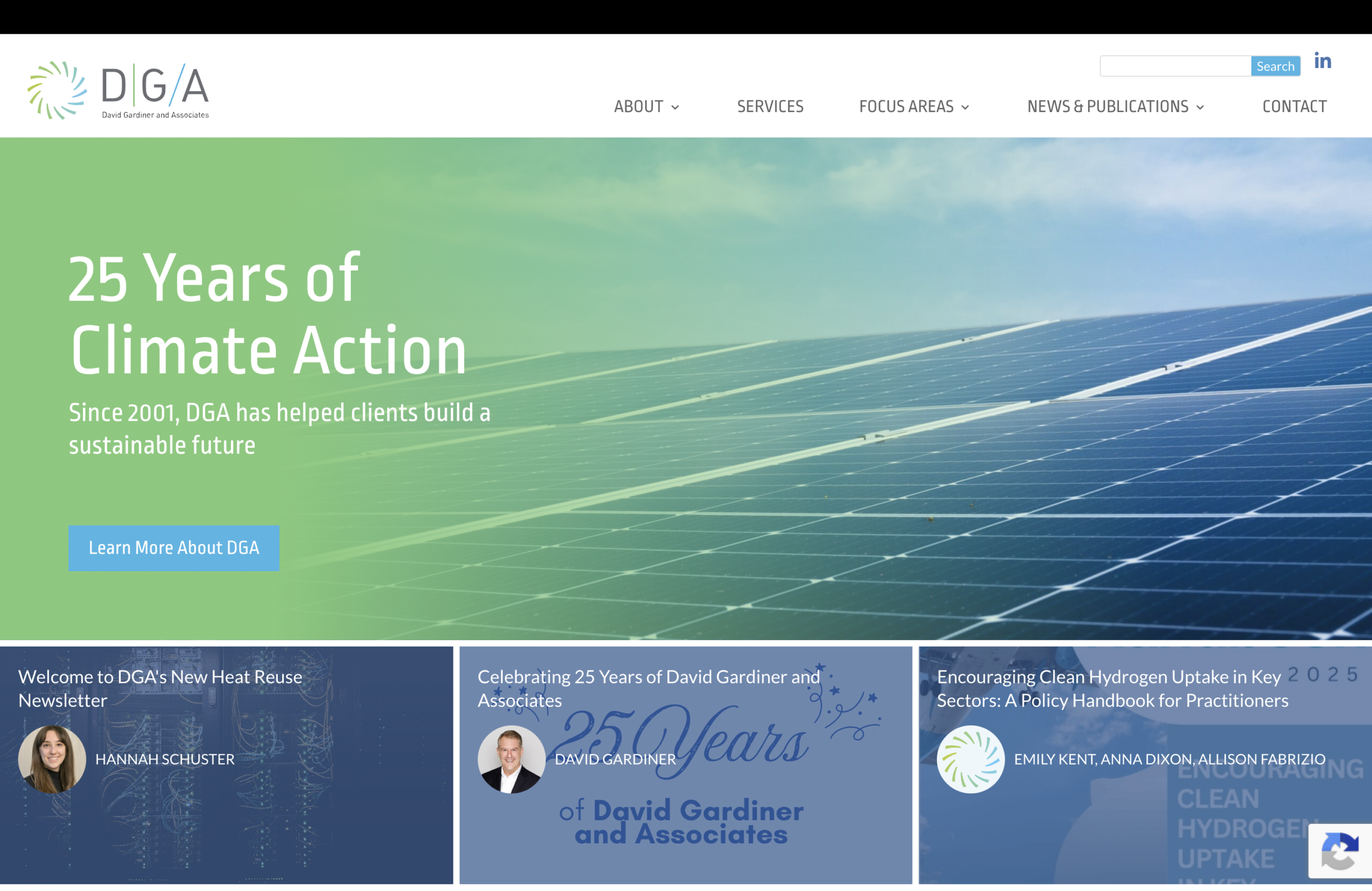 Sharpening the Digital Presence of a Leading Climate Policy Firm