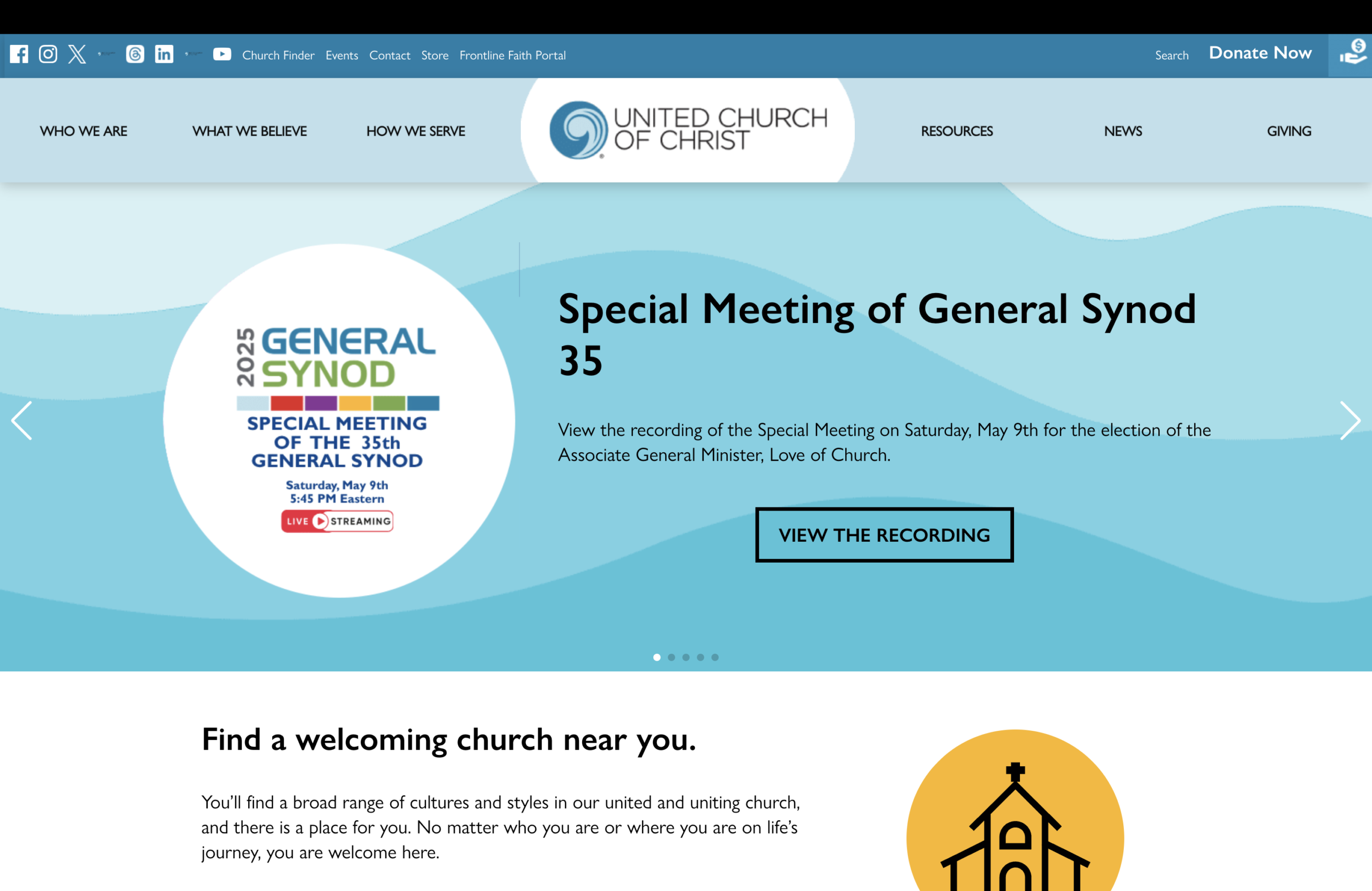 Rebuilding a Foundation of Faith: A New Digital Home for the United Church of Christ